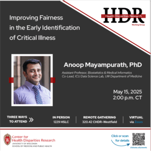 Event flyer for May 2025.